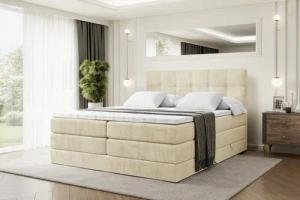ALTDECOR Boxspringbett MARCE KING (Multipocket-Matratze H4,