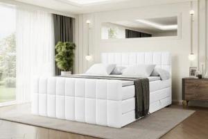 ALTDECOR Boxspringbett MIAMI-Z KING (Multipocket-Matratze H4,