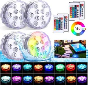 ZEUOPQ Pool-Lampe Poolbeleuchtung 16 RGB -Farbe