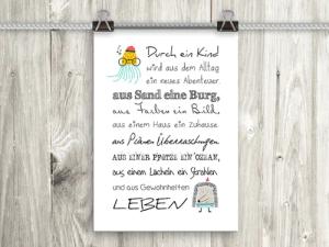 artissimo Poster Poster mit Spruch DinA4
