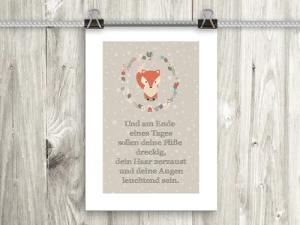 artissimo Poster Poster mit Spruch DinA4