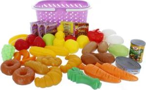 Besttoy Spielküche Einkaufskorb - Spielzeug-Lebensmittel -