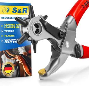 S&R Revolverlochzange MADE IN GERMANY, für
