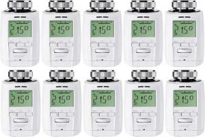 EUROtronic Heizkörperthermostat 10er Set Heizkörperthermostat