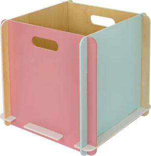 HMF Aufbewahrungsbox Praktische Spielzeugkiste aus Holz