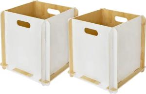 HMF Aufbewahrungsbox Praktische Regalbox aus Holz