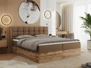 MKS MÖBEL Boxspringbett ALBERO 1 (Set,