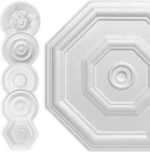 Hexim Wanddekoobjekt Achteck 40cm (HEXIM Stuckrosette