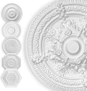 Hexim Wanddekoobjekt Chrysanthem 70cm (HEXIM Stuckrosette
