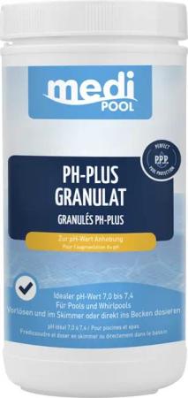 mediPOOL Poolpflege mediPOOL pH-Plus Granulat, (Spar-Set)