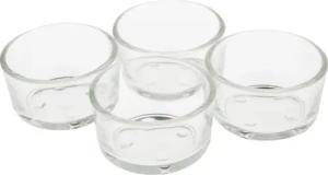 VBS Teelichthalter Teelichtgläser 4er-Pack, 2,5 cm