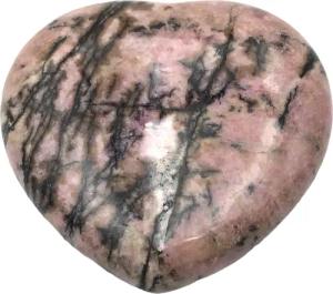Steinfixx® Edelstein Echtes Edelsteinherz 42x40 mm,