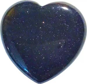 Steinfixx® Edelstein Echtes Edelsteinherz 42x40 mm,