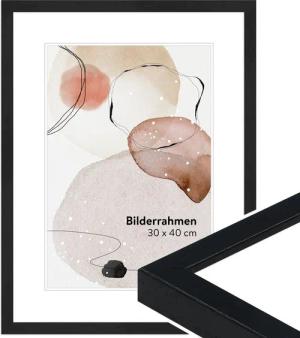 WANDStyle Bilderrahmen H950, Schwarz gemasert, aus
