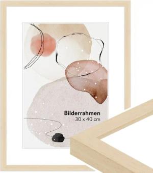 WANDStyle Bilderrahmen H950, Natur-Optik, aus Massivholz