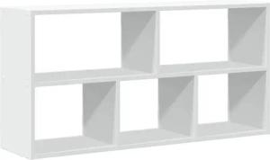 vidaXL Regal Wandregal Weiß 100x25x50 cm