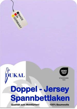DUKAL Spannbettlaken Spannbettlaken aus hochwertigem DOPPEL-Jersey,