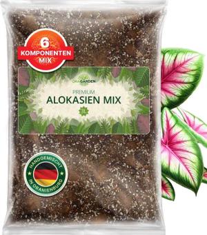 OraGarden Gartenbau-Substrat Alokasien Erde, mit Wurmhumus
