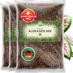 OraGarden Gartenbau-Substrat Alokasien Erde, mit Wurmhumus