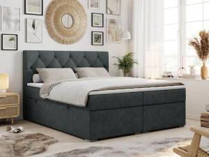 MKS MÖBEL Boxspringbett ALDA (Set, Packung,