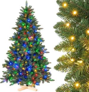 Yorbay Künstlicher Weihnachtsbaum mit LED-Beleuchtung 150/180/210