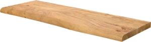 DELIFE Wandregal Live-Edge, Akazie Natur 100