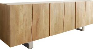 DELIFE Sideboard Live-Edge, Eiche Natur 220
