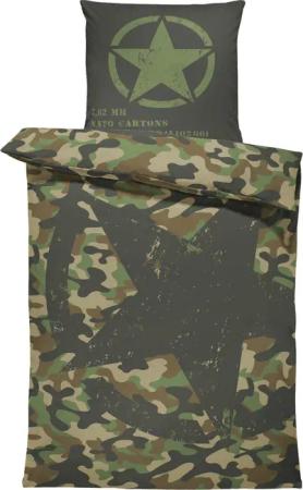 One Home Bettwäsche Camouflage, Mikrofaser, 2