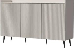 Compleo Sideboard Kommode, 3 Türen, Modern