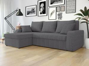 MIRJAN24 Ecksofa Kris Cord, mit Schlaffunktion