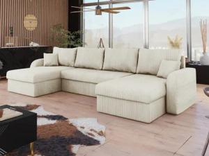 MIRJAN24 Wohnlandschaft Kris U Cord, mit