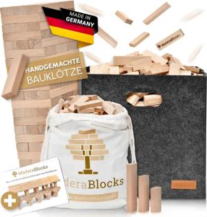 MaderaBlocks 200-1.600 Holzbausteine Natur, 100 %