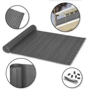 Ribelli Balkonsichtschutz PVC Sichtschutz mit Steg