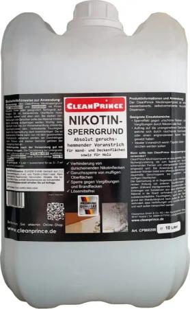 CleanPrince Nikotinsperre Nikotin-Sperrgrund Sperrgrundierung, geruchshemmender Voranstrich,
