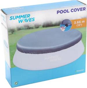 SummerWaves Pool-Abdeckplane Pool Abdeckplane 3,66m für