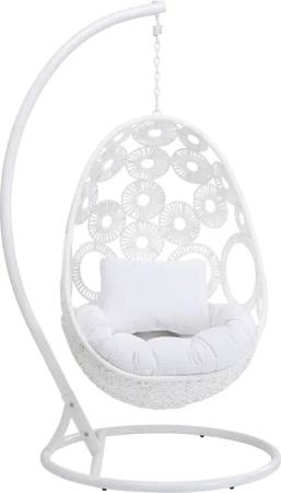 Kare Design Hängesessel Hängesessel Ibiza Weiß