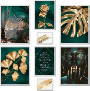 ARTFAVES Bilder-Collage Poster Set - GOLDEN