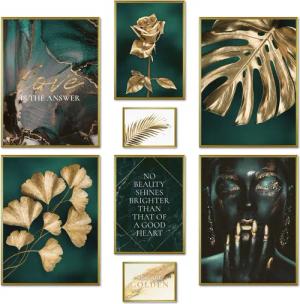 ARTFAVES Bilder-Collage Poster Set - GOLDEN