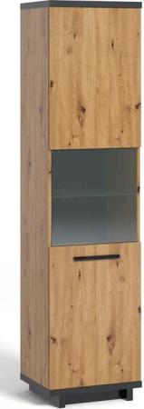 99rooms Vitrine Soyer Artisan Eiche Melamin