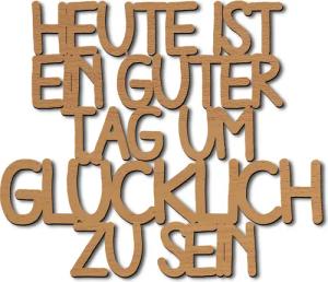 Namofactur 3D-Wandtattoo Wanddeko 'Guter Tag um