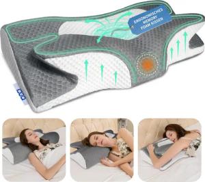 Esun Nackenstützkissen Memory Foam Kissen, Ergonomisches
