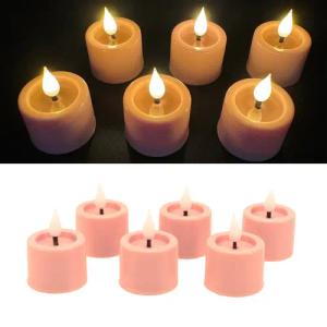 Online-Fuchs LED-Kerze als 6er Set Teelichter