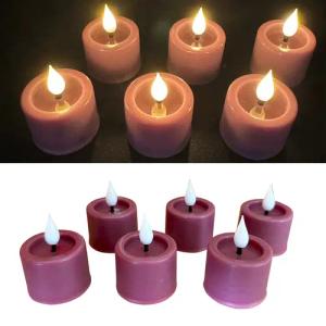 Online-Fuchs LED-Kerze als 6er Set Teelichter