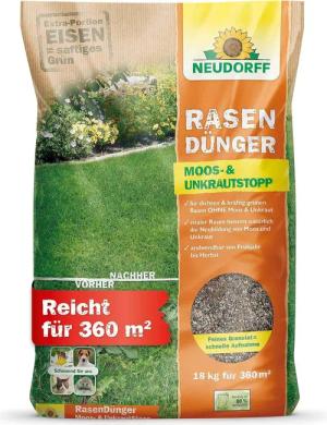 Neudorff Rasendünger RasenDünger Moos- & UnkrautStopp,