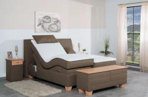 Meisterbetten Boxspringbett Syma (mit Motor, 7-Zonen