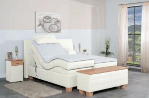Meisterbetten Boxspringbett Syma (mit Motor, 7-Zonen