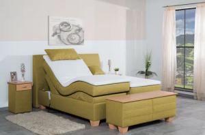 Meisterbetten Boxspringbett Syma (mit Motor, 7-Zonen