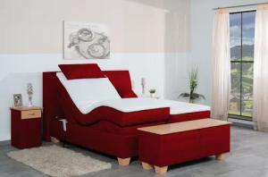 Meisterbetten Boxspringbett Syma (mit Motor, 7-Zonen