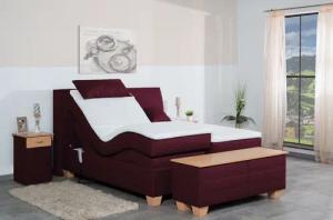 Meisterbetten Boxspringbett Syma (mit Motor, 7-Zonen