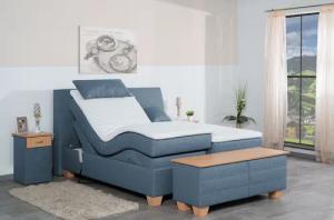 Meisterbetten Boxspringbett Syma (mit Motor, 7-Zonen
